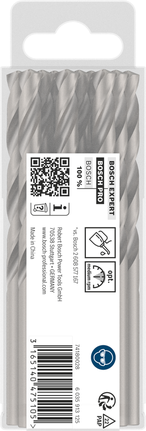 Brocas helicoidais Bosch PRO Metal HSS-G de 7,7 mm, pacote com 10 unidades.